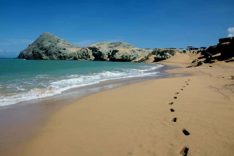 Foto de la playa de Punta Gallinas